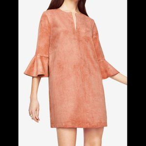 BCBGMaxAzria Cartier Faux Suede Shift Dress